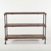 Industrial Teak Console Table - Artesanos Design front view