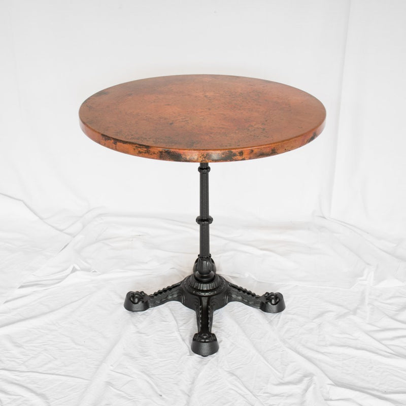 copper dining table