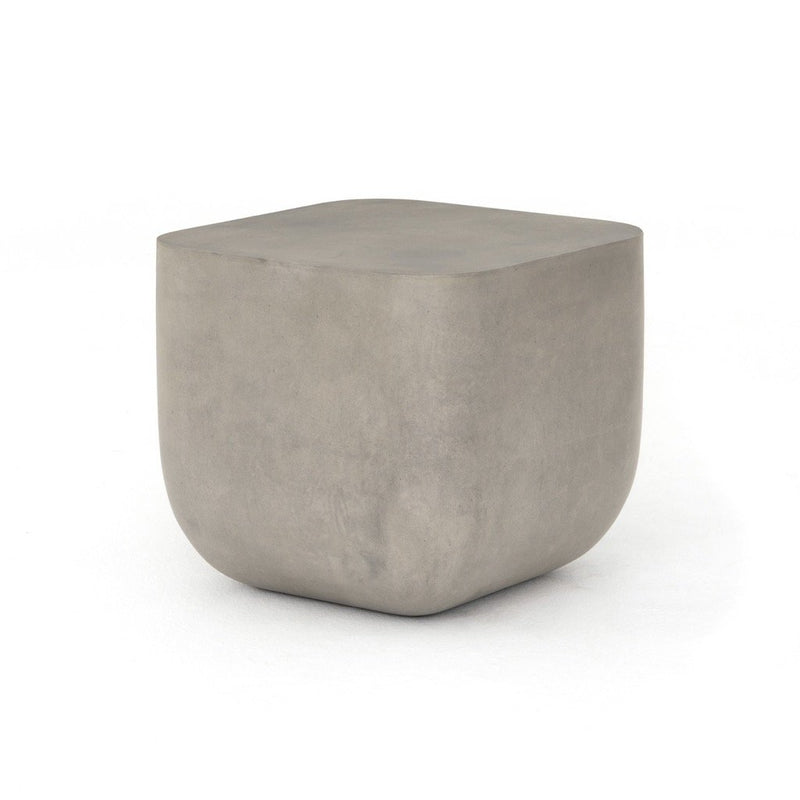 Ivan Square End Table Grey Concrete Four Hands