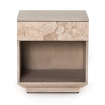 Bleached Burl Journey Nightstand