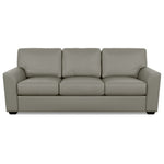 Kaden Leather Three Seat Sofa by American Leather Bali Gravel