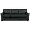 Kaden Leather Three Seat Sofa by American Leather Capri Onyx