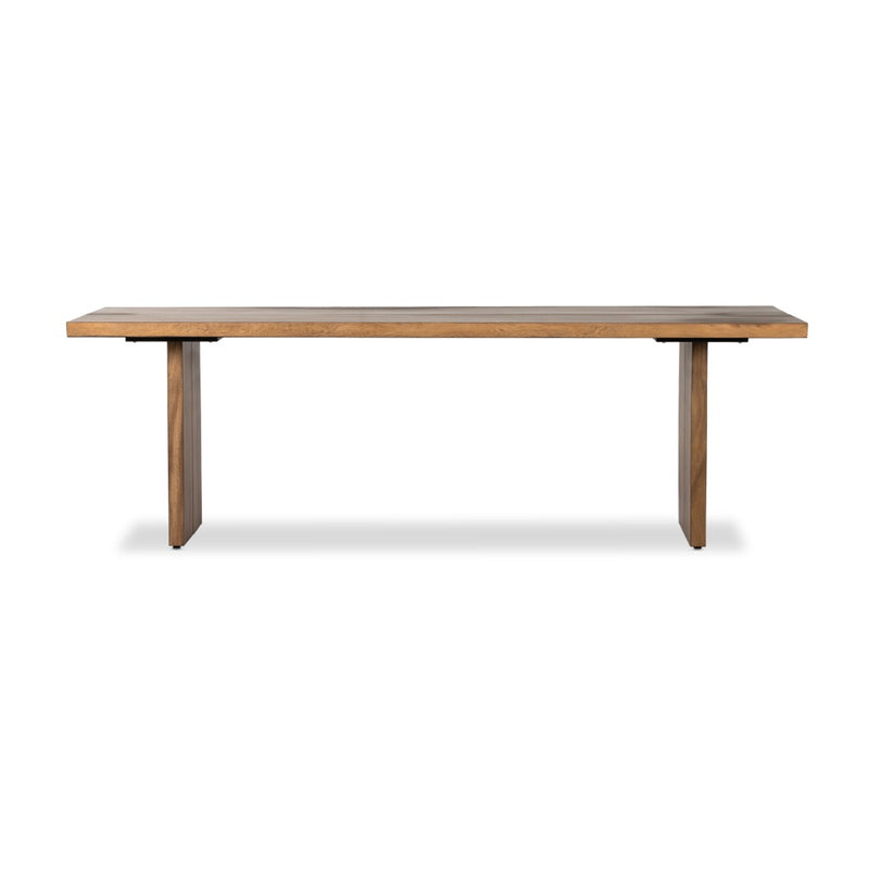 Katarina Dining Table Natural Guanacaste Front View 224516-001
