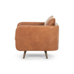 Leather Swivel Chair Four Hands