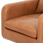 Top Grain Leather Swivel Cair