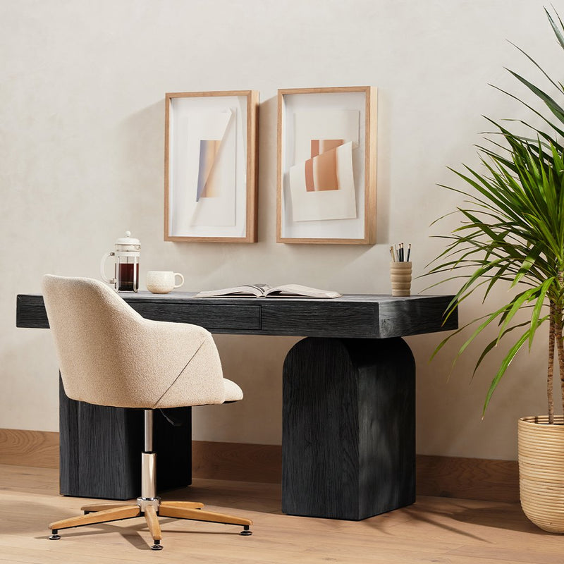 Four Hands Keane Desk Black Parawood