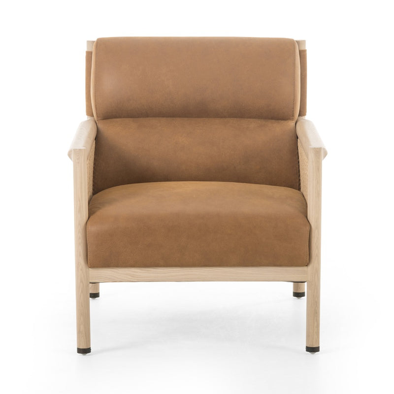 Kempsey Chair Kennison Cognac Front View 224574-003
