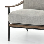 Kennedy Chair - Gabardine Grey Gunmetal Legs