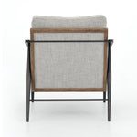 Kennedy Chair - Gabardine Grey Back View