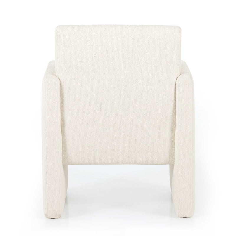 White Upholstered Dining Chair