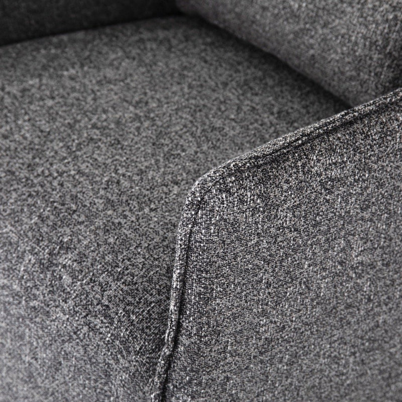 Kimble Swivel Chair Flange Seam Detail