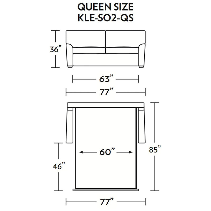 Klein Queen Size Sleeper Sofa