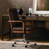 Lacey Desk Chair Sienna Brown Staged View at Desk Setting 234108-004
