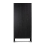 Laker Cabinet Black Oak Back View Four Hands