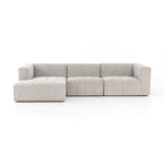 Langham Three Piece Sectional Sofa with Chaise CGRY-001-320-S5