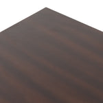 Lauren Desk Warm Brown Acacia Top Left Corner Detail VBNA-DK815
