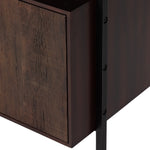 Lauren Desk Warm Brown Acacia Iron Frame VBNA-DK815
