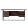 Lauren Desk Warm Brown Acacia Back View VBNA-DK815
