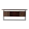 Lauren Desk Warm Brown Acacia Front View VBNA-DK815
