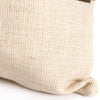 Leather & Linen Pillow Butterscotch Detail