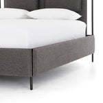 Leigh Upholstered Bed - San Remo Ash