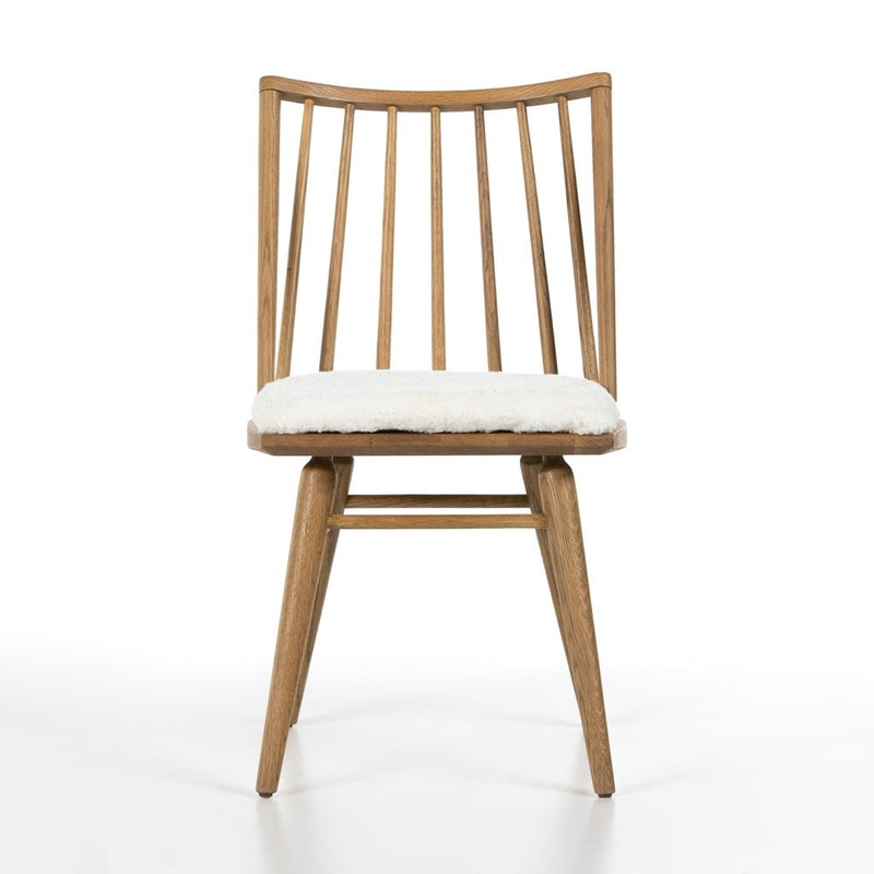 Lewis Windsor Chair Cream Shorn Sheepskin