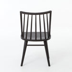 Back View Lewis Black Windsor Style Chair