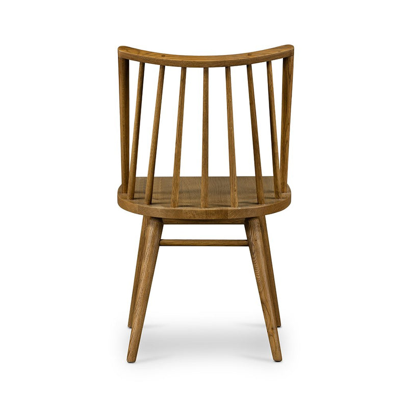 Back View Lewis Windsor Chair - Sandy Oak