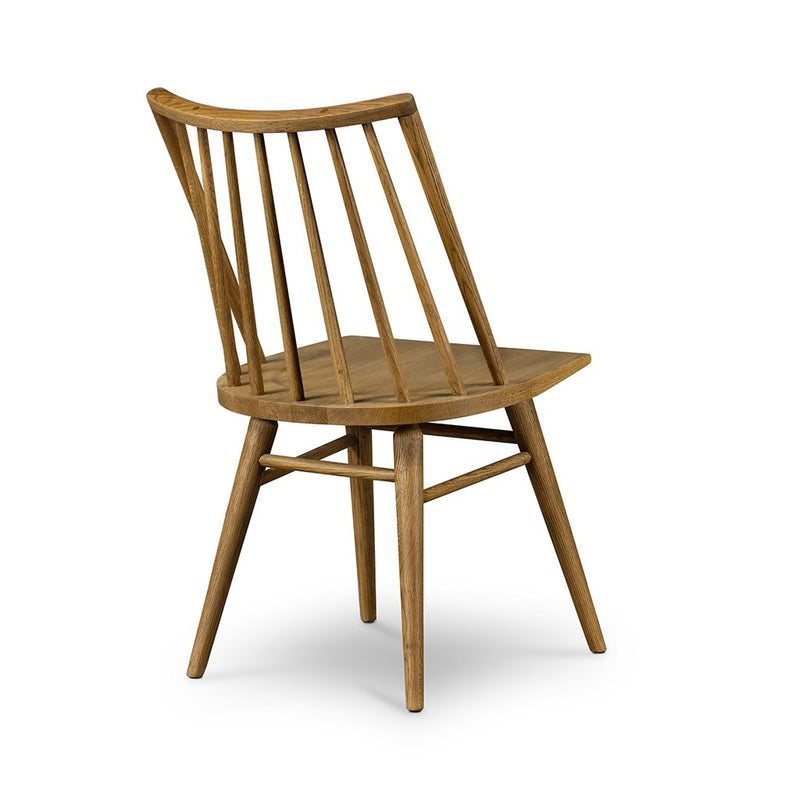 Back View Lewis Windsor Chair - Sandy Oak