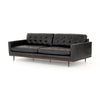 Four Hands Lexi Black Leather Sofa CDY06-679