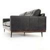 Four Hands Lexi Black Leather Sofa CDY06-679