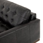 Four Hands Lexi Black Leather Sofa CDY06-679