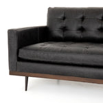 Four Hands Lexi Black Leather Sofa CDY06-679