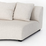 Liam Sectional Sofa 2 Piece - Dover Crescent Linen Detail