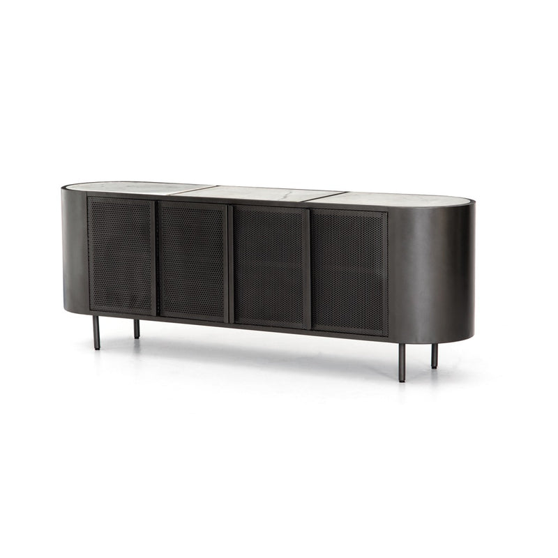 Four Hands Libby Media Console Gunmetal