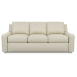 American Leather Lisben Leather Sofa in Bali Cream