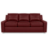 American Leather Lisben Leather Sofa in Capri Poppy