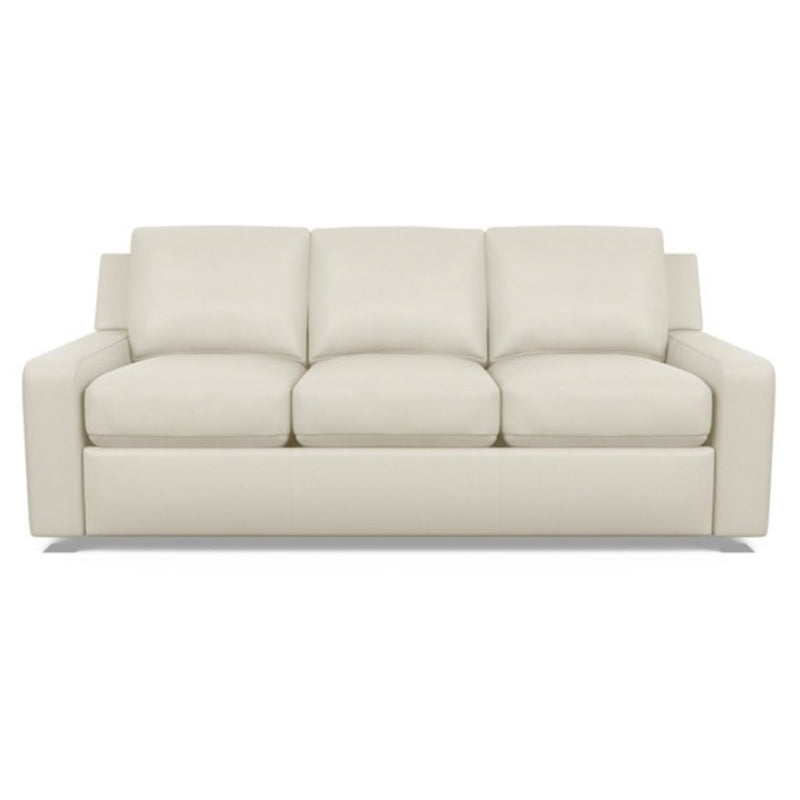 American Leather Lisben Leather Sofa in Capri Sand Dollar