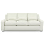 American Leather Lisben Leather Sofa in Capri White