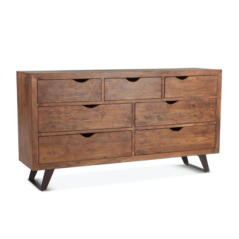 London Loft Live Edge Dresser angled view