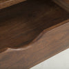 Acacia Wood Live Edge Night Chest drawer open