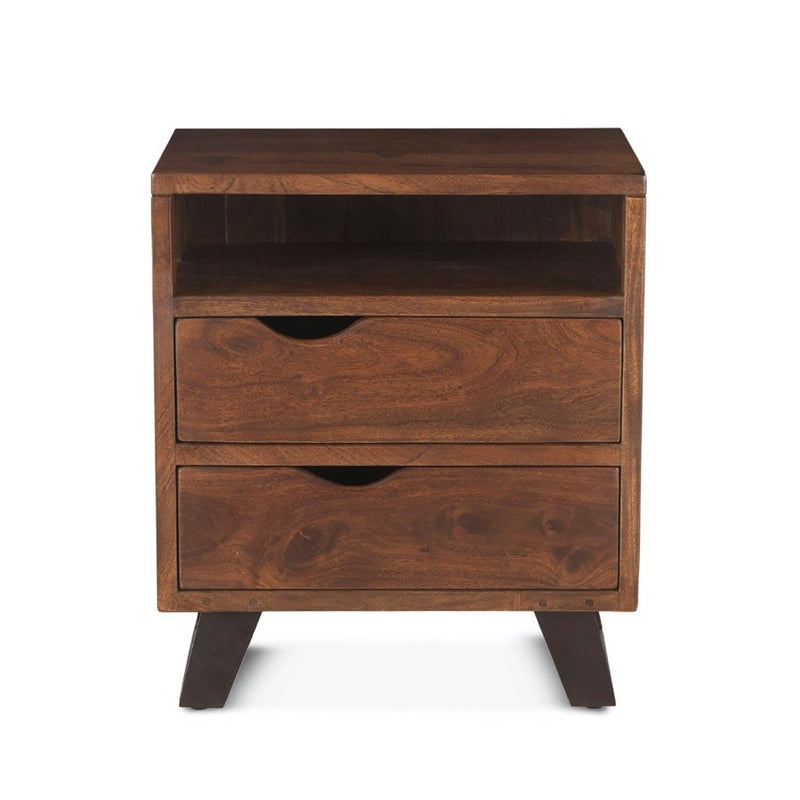 Acacia Wood Night chest front view