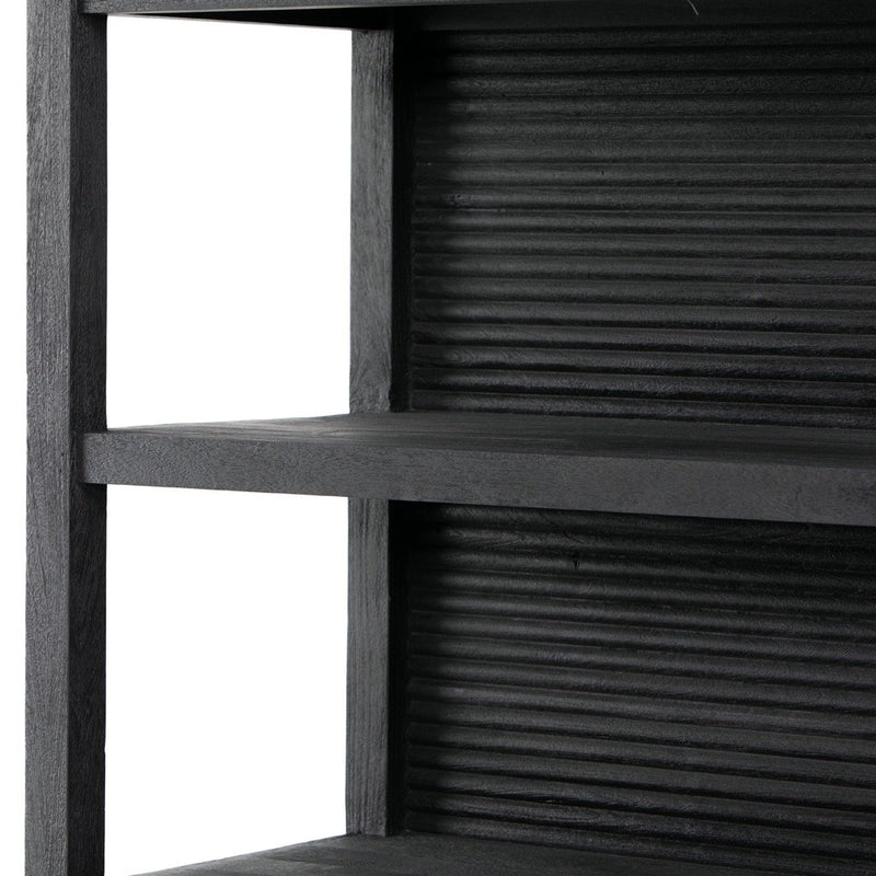 Black Rustic Bookshelf