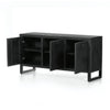 Lorne Media Console Open Cabinets