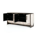 Loros Sideboard Open Cabinets