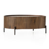 Lunas Drum Coffee Table Caramel Guanacaste Side View 104288-002
