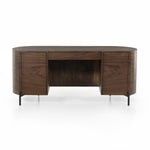 Four Hands Lunas Executive Desk Caramel Guanacaste Back View