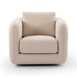 Four Hands Malakai Swivel Chair Capri Oatmeal Front View