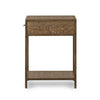 Mason Nightstand-Dark Hazel side view