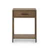 Mason Nightstand-Dark Hazel front view